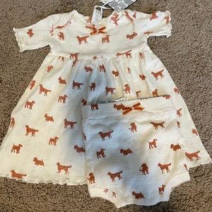 NWT Kate Quinn dress with diaper cover